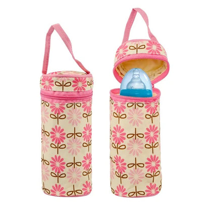 Box of Pandora baby diaper bag set with floral design includes insulated bottle holders