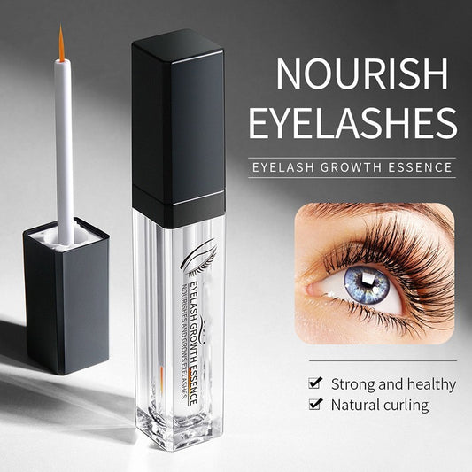 Eyelash nourishing serum by Hangzhou Jingqian with clear bottle and black cap for eyelash growth