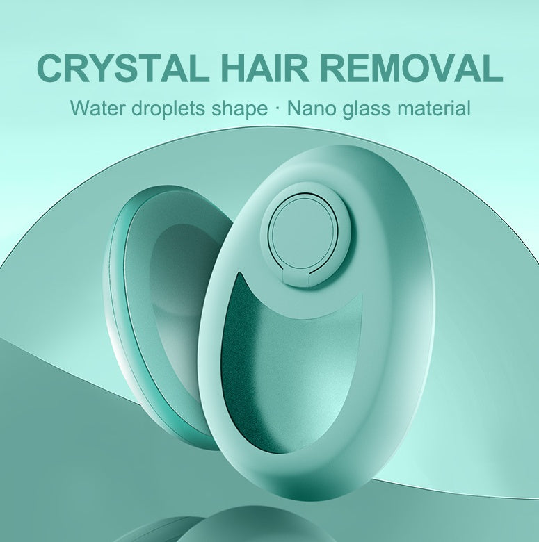 Box of Pandora crystal hair remover for women in teal with painless hair eraser and nano glass material