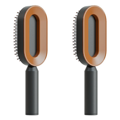Yiwu Renfan Self Cleaning Hair Brush with Airbag Massage