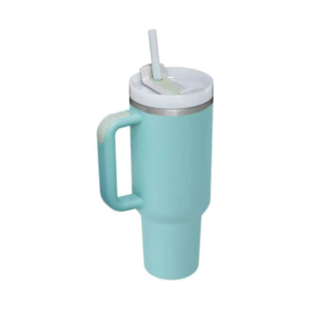 Hangzhou Jingqian 40 oz Insulated Tumbler with Handle - Coffee Cup with Lid