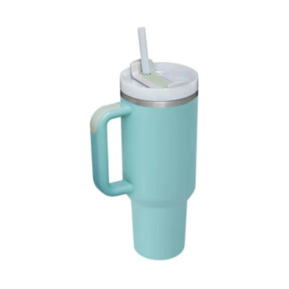 Hangzhou Jingqian 40 oz Insulated Tumbler with Handle - Coffee Cup with Lid