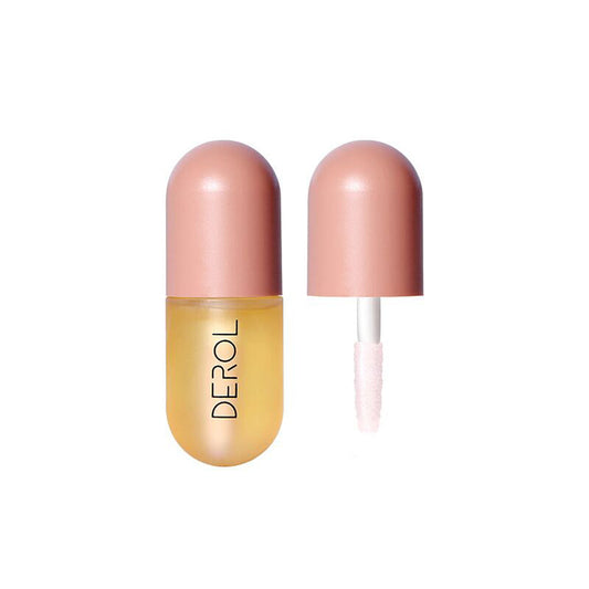 Yiwu Renfan Night Instant Volume Lip Plumper Oil with applicator and pink cap