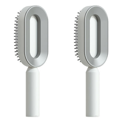 Yiwu Renfan Self Cleaning Hair Brush with Airbag Massage
