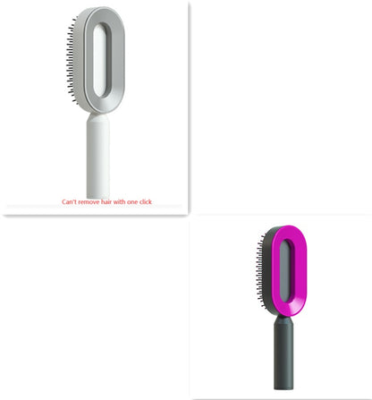 Yiwu Renfan Self Cleaning Hair Brush with Airbag Massage