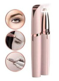Electric eyebrow remover in sleek rose gold design by Yiwu Renfan for precise eyebrow grooming
