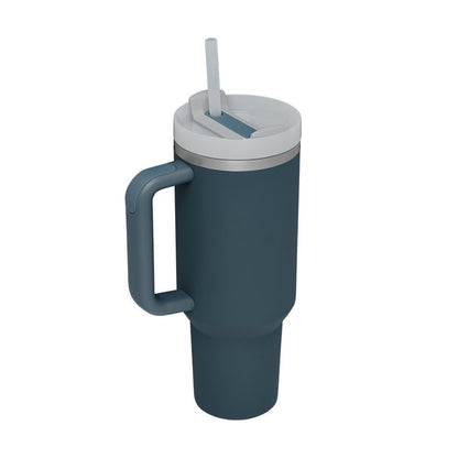 Hangzhou Jingqian 40 oz Insulated Tumbler with Handle - Coffee Cup with Lid