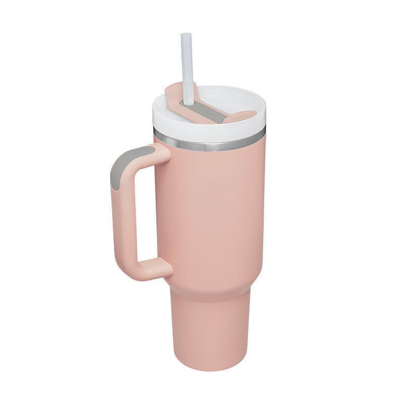 Hangzhou Jingqian 40 oz Insulated Tumbler with Handle - Coffee Cup with Lid