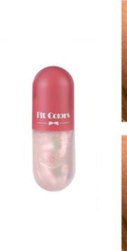 Yiwu Renfan Night Instant Volume Lip Plumper Oil in sleek pink and clear capsule bottle