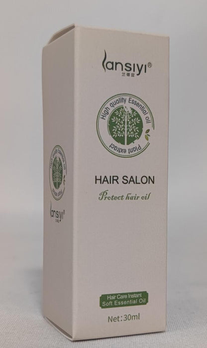 Yiwu Renfan hair care essential oil in white box packaging with 30ml volume for hair salon use