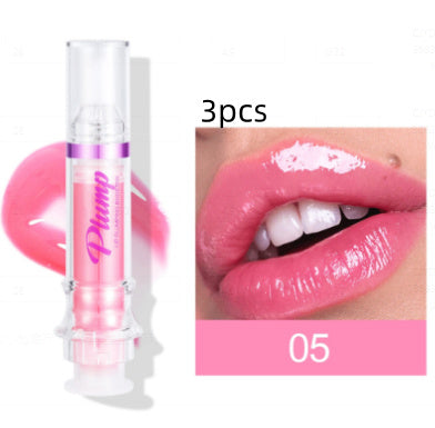 Hangzhou Jingqian New Tube Lip Rich Lip Color in shade 05 with shiny finish and spicy lip plumper effect