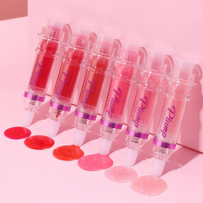 Hangzhou Jingqian new tube lip rich lip color set with various shades and spicy lip plumper effect
