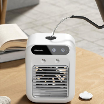 Hangzhou Jingqian portable air conditioner cars and home mini air cooler being filled with water energy efficient air conditioner alternative