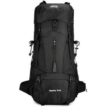 Small Crossbody Bag black mountaineering pack large capacity hiking backpack with adjustable straps and hip belt
