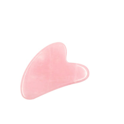 Pink multifunctional neck massage roller tool made of smooth material for muscle relaxation