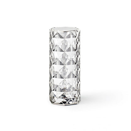 Yiwu Renfan Nordic crystal lamp for bedroom with clear crystal design and USB table lamp feature