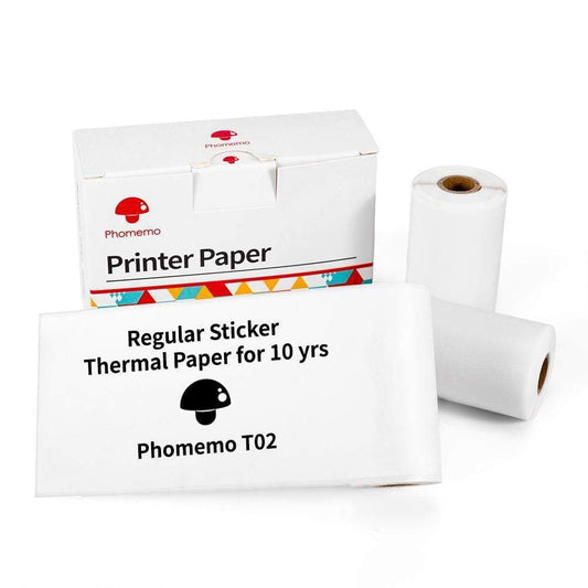 Portable mini label printer thermal paper rolls with packaging for Hangzhou Jingqian printer