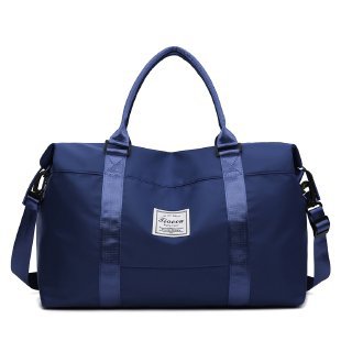 Box of Pandora Navy Travel Duffel Bag for Women with Comfortable Handles and Adjustable Strap