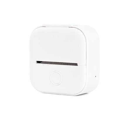 Hangzhou Jingqian portable mini label printer in white compact design for easy thermal printing