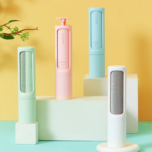 Colorful reusable pet hair remover brush set by Hangzhou Jingqian with compact design for easy cleaning