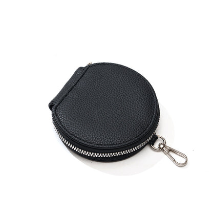 Hangzhou Jingqian stylish phone bag for women in black with zipper and metal clip